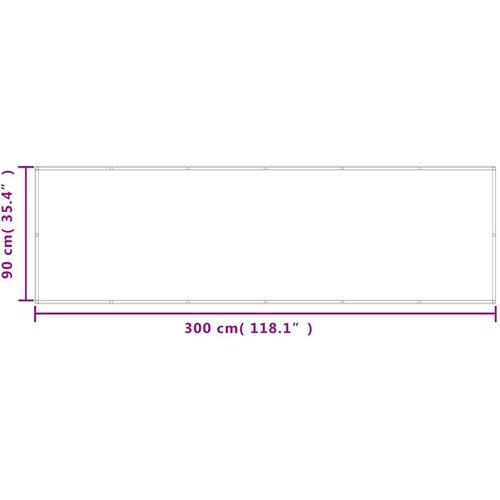  Balkonski zaslon svjetlosivi 90 x 300 cm 100 % poliester Oxford Slike