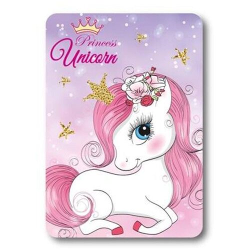 Princess dekica za djecu od flisa Unicorn 100 x 140 cm Cene