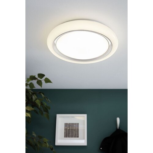 Eglo capasso plafonjera/1, led, 23w, 2500lm, prom 400, bijela Cene