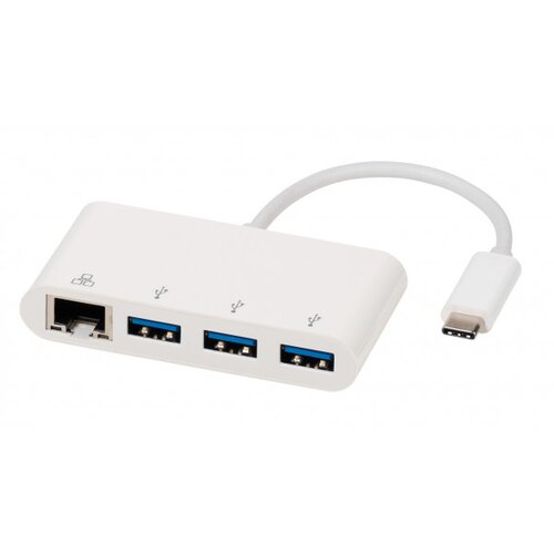 Vivanco adapter usb tipc/lan+hub Slike