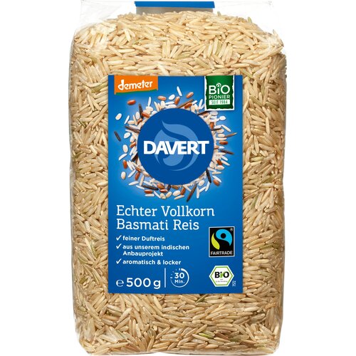 Davert Bio prava basmati riža integralna - 500 g Cijene