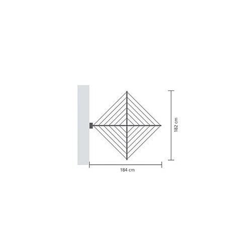 Brabantia Vrtna/zidna su&amp;scaron;ilica za rublje WallFix 24m &amp;ndash; Slike