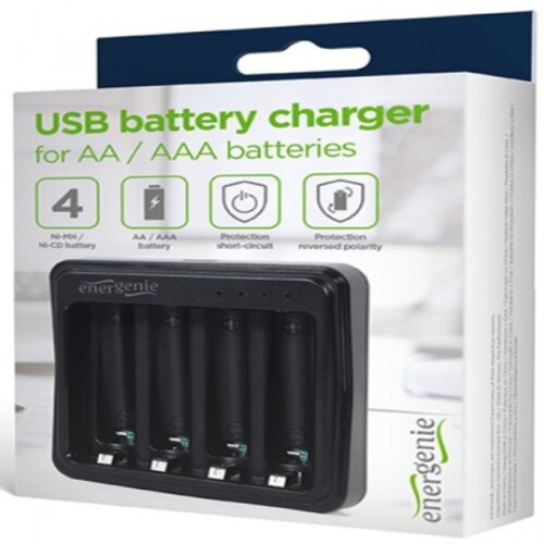 Gembird USB punjač za AA/AAA baterije BC-USB-03 Slike