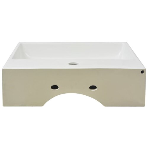  Umivaonik s Poklopcem za Slivnik Keramički Bijeli 51,5x38,5x15 cm Slike