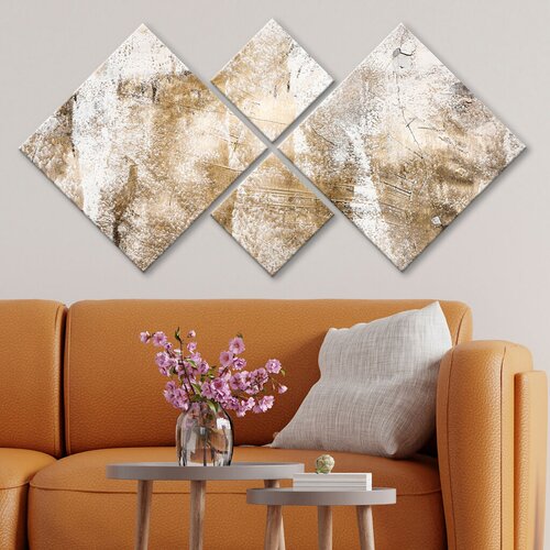 Wallity slika 4MDF575995, 60x115 cm, 4 dijela Cene