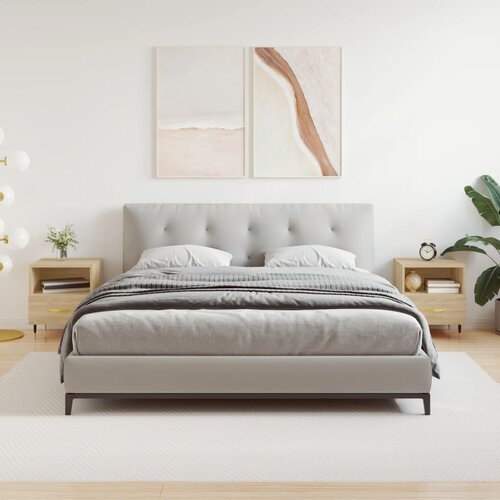 VidaXL Nočna omarica 2 kosa sonoma hrast 40x35x47,5 cm inženirski les Slike