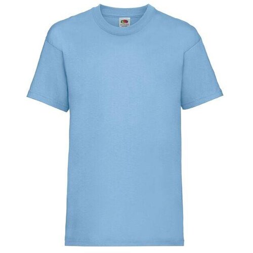 Fruit Of The Loom Blue Cotton T-shirt Cene