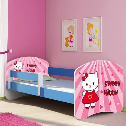 ACMA 2 krevet za bebe Sweet Kitty Blue, 140x70 Cene