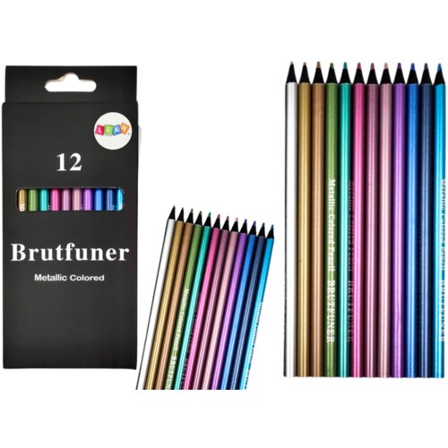  Metallic Pencils Round Soft Metallic Set of 12. Cijene