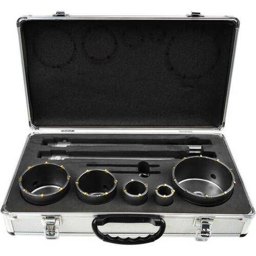Bass Polska 9 delni set diamantnih kronskih zag SDS+ in SDS Slike