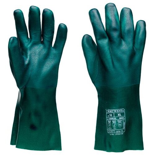 PORTWEST Rukavice A835 Double PVC/ zelena Cene