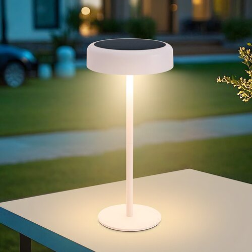 Nettlife Lampe de table solaire à batterie lampe de chevet LED sans fil 3600mhA rechargeable tactile dimmable blanche avec batterie USB, (22141583) Cene