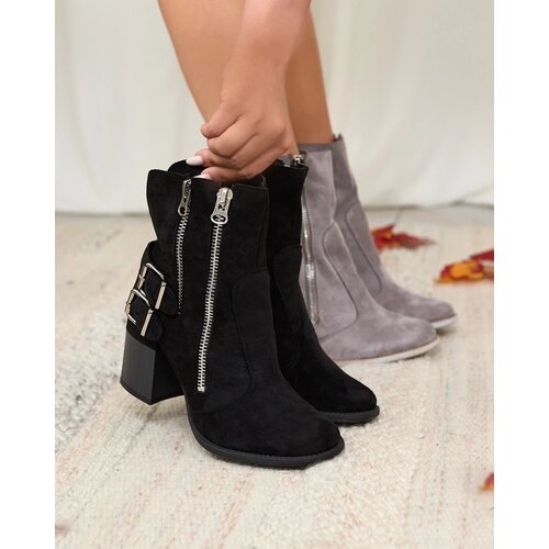 Resti Women's black boots with Feirrgo decoration Cene