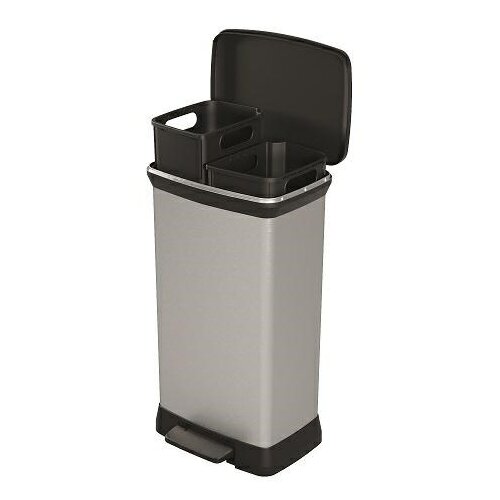 Curver KOSZ NA ŚMIECI Z PEDAŁEM 23L+23L /IML METALIZOWANY Slike