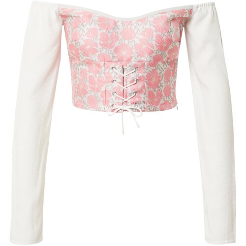 Katy Perry exclusive for ABOUT YOU Bluza &amp;#039;Kim&amp;#039; roza / naravno bela Slike