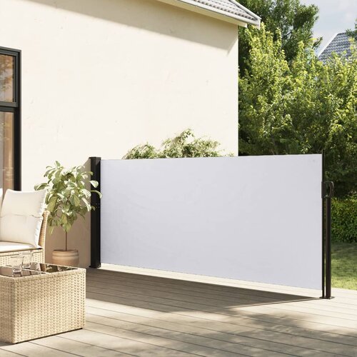 The Living Store Zložljiva stranska tenda bela 120x300 cm - Zložljiva Stranska Tenda, (21631683) Cene