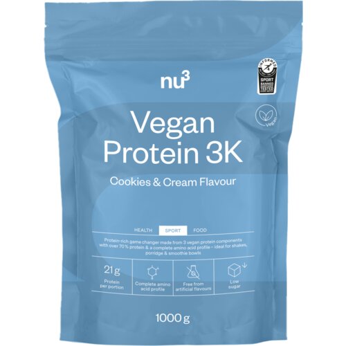 Vegan Protein 3K - Cookies & Cream Cene