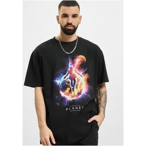 MT Upscale Black Electric Planet Oversize T-Shirt Slike