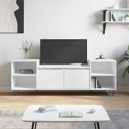  The Living Store TV omarica bela 160x35x55 cm inženirski les - TV Omarica, (21499158) Cene