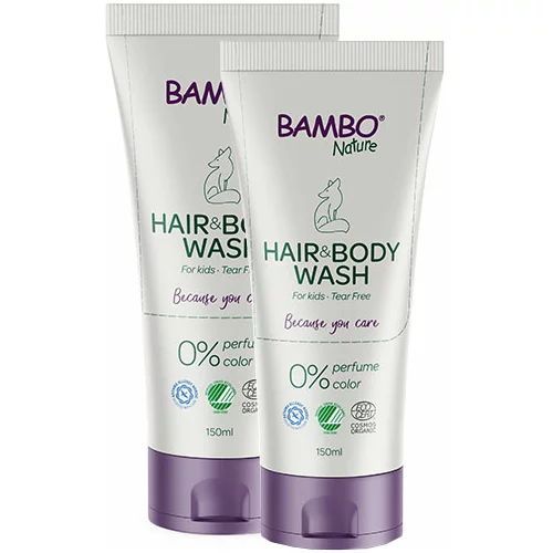 Bambo Nature gel za umivanje za telo in lase 150 ml 1000011938