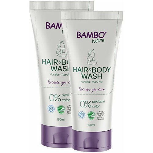 Bambo Nature šampon za kosu i telo 150ml Slike