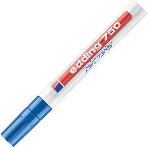  permanentni lakirajući 2-4mm edding 750 plavi Slike