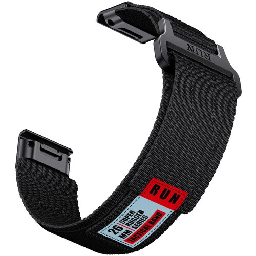 INF najlonski trak za garmin fenix 8 black 26 mm, (22148829) Cene