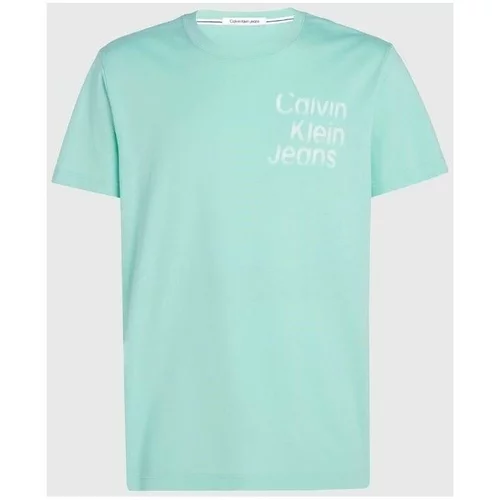 Calvin Klein Jeans Majice s kratkimi rokavi J30J325189CCP Modra