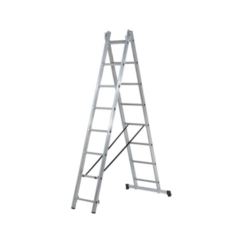 Axial dvodelne aluminijumske merdevine 2x8 / 3,45cm Cene