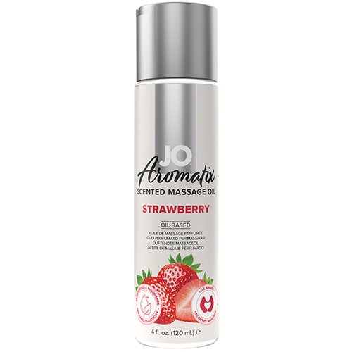 System Jo Masažno olje JO Aromatix - jagoda, 120 ml Slike