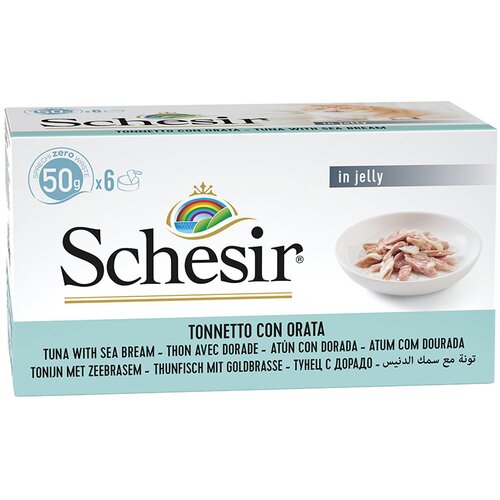 Schesir Multipak Cat - Tunjevina i Orada 6x50g - 300g Cene