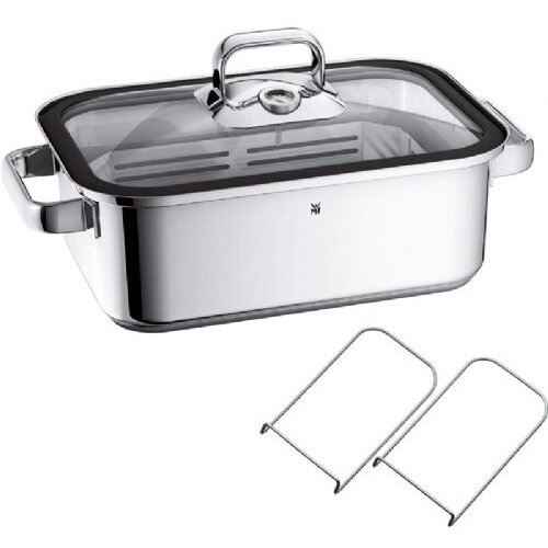 Wmf 1741026040 roasting pan 3.5 L Glass, Silicone, Stainless steel Cene