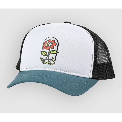 Santa Cruz Flower Guy Meshback Kapa s &amp;scaron;iltom white / teal Slike