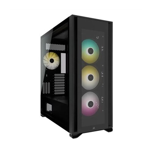 Corsair Tempered Glass Full-Tower PC Case | iCUE 7000X RGB | Side window | Black | Full-Tower | Power supply included No | ATX Cijene