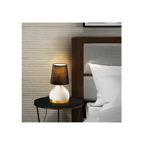Opviq Stona lampa 8021, 17x17x33 cm, IP20, Crno-bijela Cijene