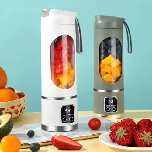  prenosivi mini blender 450 ml za smutije, sokove i &amp;scaron;ejkove zelena Slike