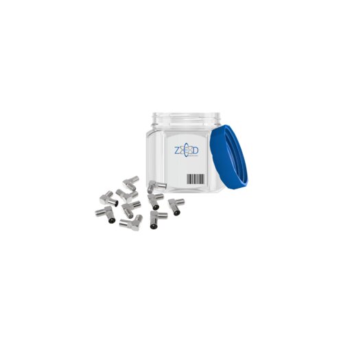 Zed Electronic FPM/40 angle konektor f-ženski na rf mu&amp;scaron;ki, ugaoni, 40 kom Slike