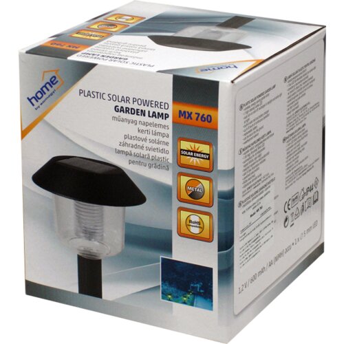 Home Solarna vrtna LED lampa, plastična, 600 mAh - MX 760 Slike