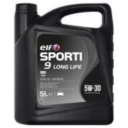 ELF motorno olje Sporti 9 Long Life, 5W-30, 5L Slike