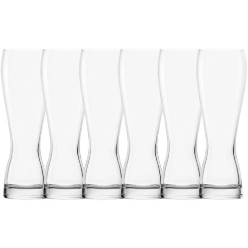 ich-zapfe Set 6 kozarcev za p&scaron;enično pivo 0,3 l, 206 mm visoki, steklo, primerni za pomivalni stroj, (5000222650) Cene