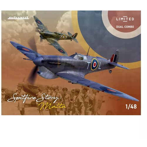 Eduard model kit aircraft - 1:48 spitfire story: malta dual combo Slike