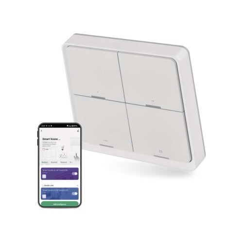  GoSmart Prenosno scensko stikalo IP-2004ZW, ZigBee 3.0, 4 gumbi Slike