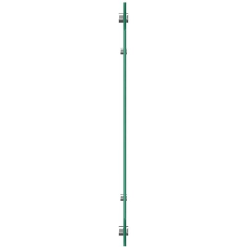 VidaXL Kuhinjska miza Črna Steklo 110 x 40 x 0.6 cm Vzdržljiva Slike