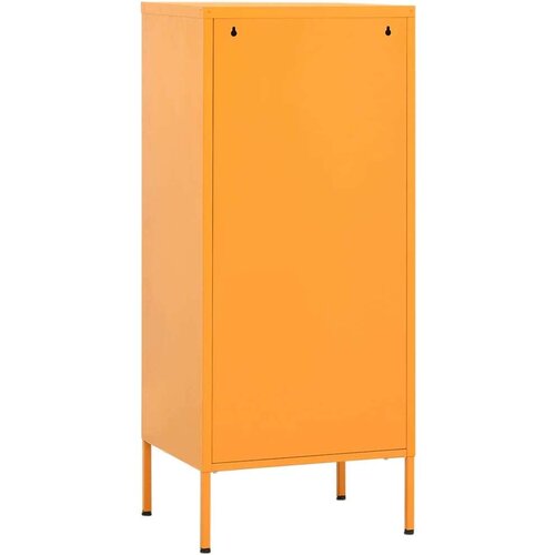 VidaXL Ormarić za pohranu boja senfa 42,5 x 35 x 101,5 cm čelični Slike