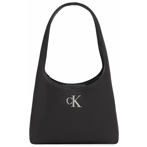 Calvin Klein Jeans Ročna torba Minimal Monogram A Shoulderbag T K60K611820 Črna