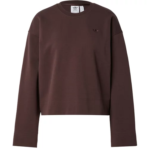 Adidas Sweater majica 'Essential' tamno smeđa