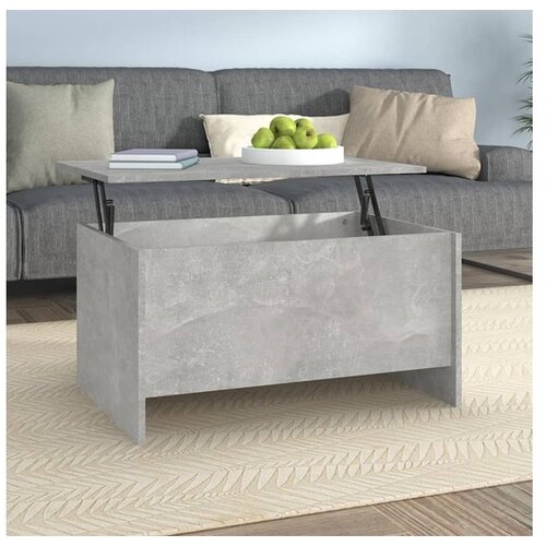  Stolić za kavu boja betona 80x55 5x41 5 cm konstruirano drvo - Beton siva 80 x 55 x 41.5 cm Cene
