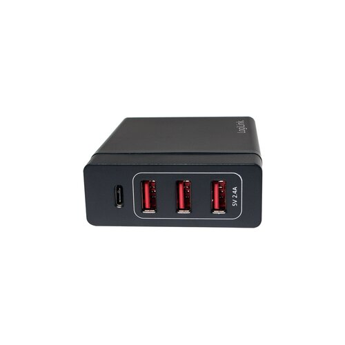 Logilink PA0122 PA0122 USB punjač Utičnica Izlazna struja maks. 10200 mA 4 x USB, Ženski konektor USB-C™ Automatska detekc Cijene