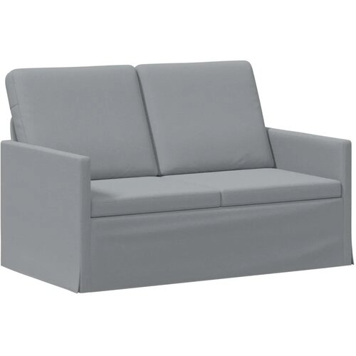  Set sofe 2 pcs Svjetlosiva Tkanina - Svjetlosiva 1-sjedalo + 2-sjedalo (120 cm) Slike