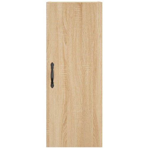  Visoka komoda hrasta sonome 34,5x34x180cm od konstruiranog drva Slike